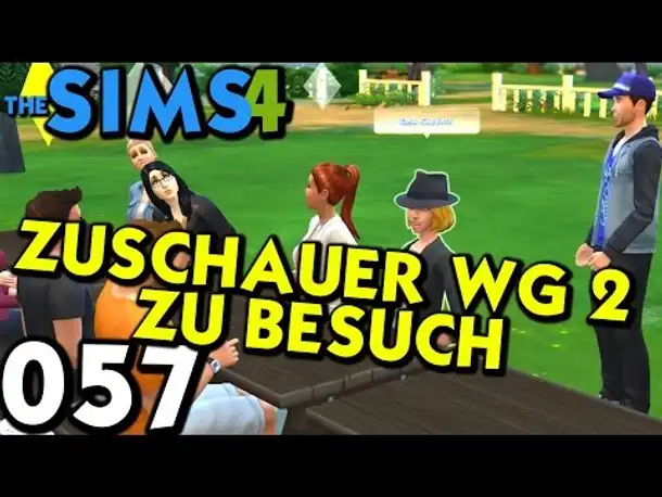 Sims 4 Deutsch #057 Zuschauer WG 2 zu Besuch (Let's Play The Sims 4 German Gameplay Die Sims 4)