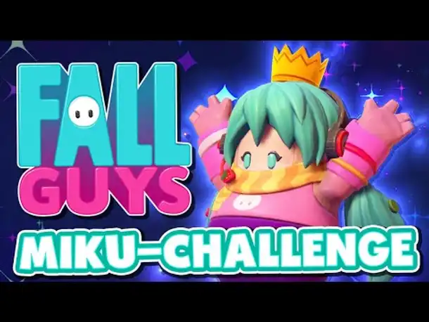 Die Hatsune Miku Herausforderung! | FALL GUYS