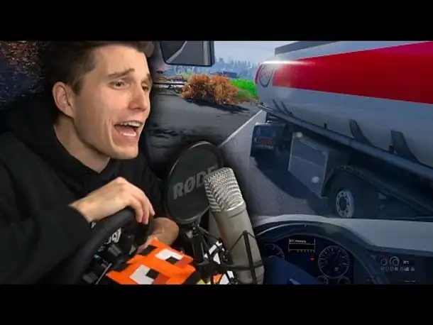 UNFALL MIT EINEM TANKLASTER & MEIN FAHRGAST SCHMUGGELT DROGEN? ✪ FERNBUS SIMULATOR mit Lenkrad