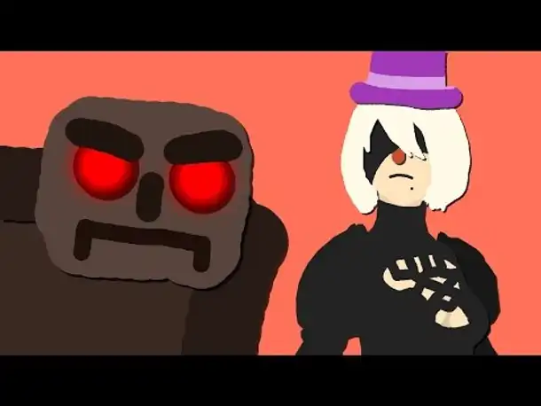 Zombey ist ein weißhaariges Mädchen.