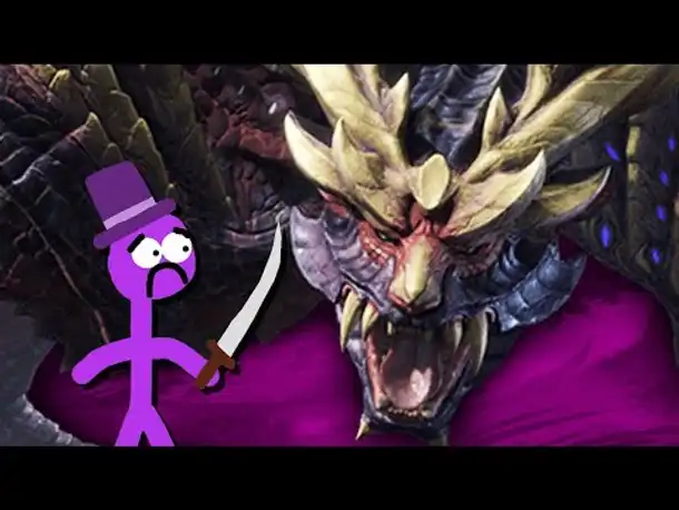Zombey wird von einem lila Tiger gejagt.