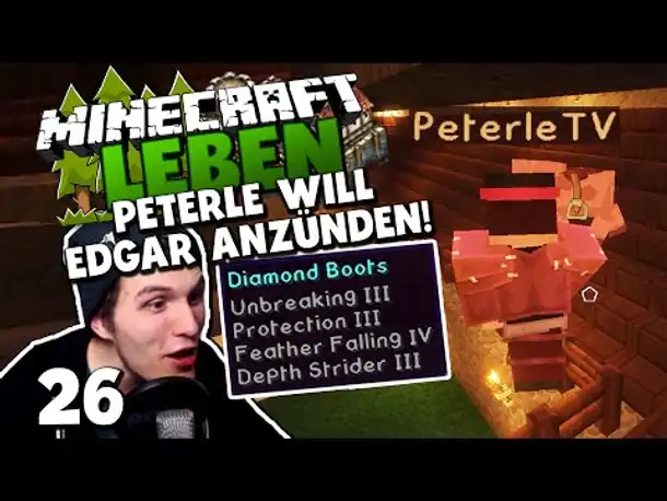 PETERLE SCHLÄGT EDGAR! & DICKE VERZAUBERUNGEN ✪ Minecraft LEBEN #26 | Paluten