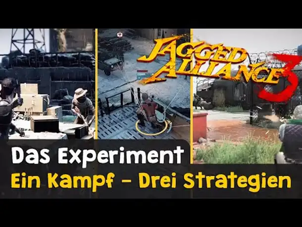 Jagged Alliance 3 ✦ Ein Kampf - Drei Strategien ✦ Wie abwechslungsreich ist die Rundentaktik?
