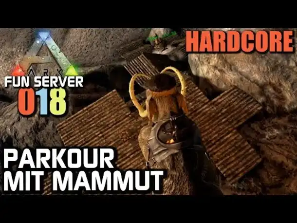 Ark Survival Evolved Fun Server #018 Parkour mit Mammut | Let's Play Gameplay German Deutsch