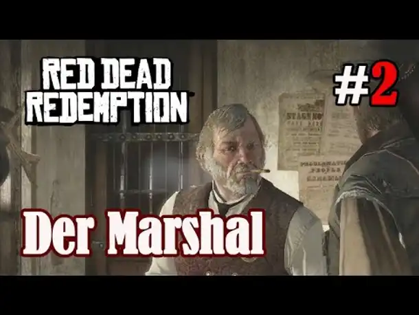 Let's Play Red Dead Redemption 1 #2: Der Marshal (Blind / Slow-, Long- & Roleplay)