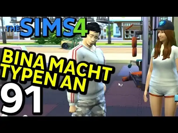 Sims 4 Deutsch #091 BINA MACHT TYPEN AN (Let's Play The Sims 4 German Gameplay Die Sims 4)
