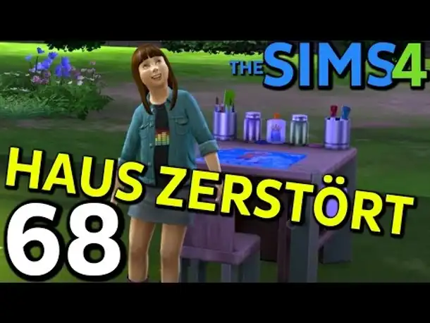 Sims 4 Deutsch #068 Haus zerstört (Let's Play The Sims 4 German Gameplay Die Sims 4)