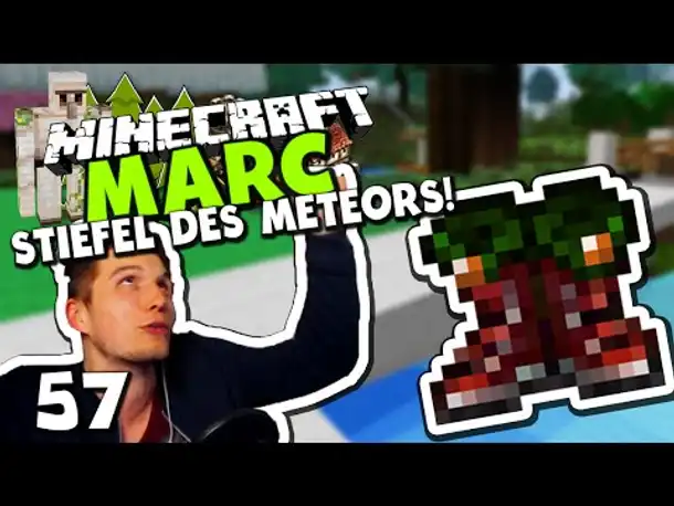 Minecraft MARC #57 ✪ STIEFEL DES METEORS! - Eine Gefahr für Ernie & Ernie!