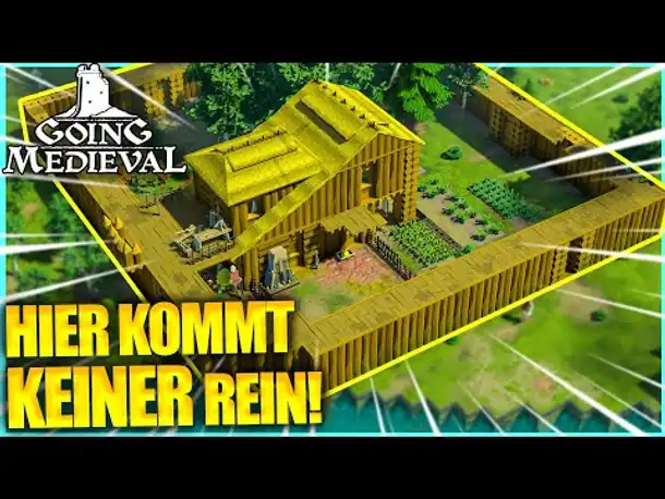 WALL für die VERTEIDIGUNG bauen | GOING MEDIEVAL (2024)