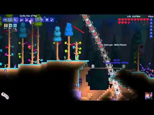Let's Play Together - Terraria #68 [HD] - Unser freund Wurmi