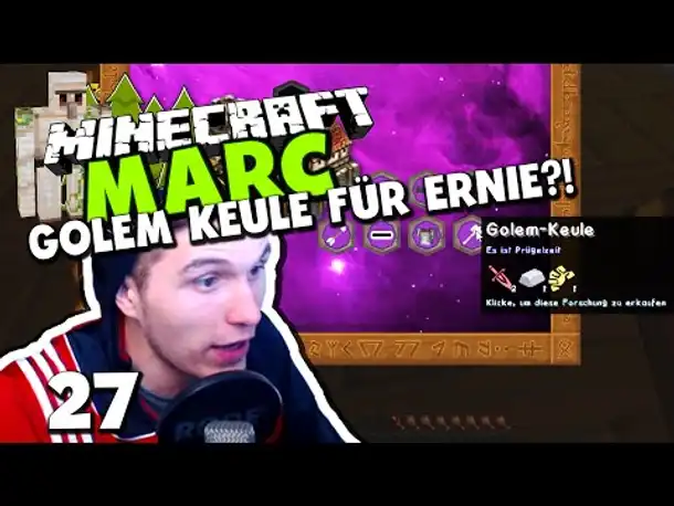 Minecraft MARC #27 ✪ GOLEM-KEULE & EISENBRUSTPANZER FÜR ERNIE?!