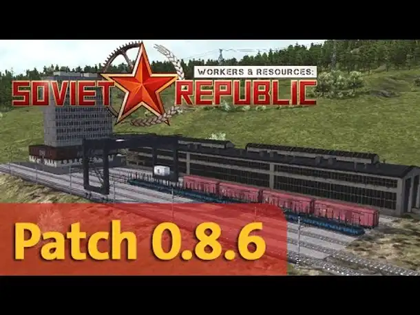 Workers and Resources - Patch 0.8.6: Eisenbahn-Verteilzentren, Kriminalität, Zufriedenheit uvm.