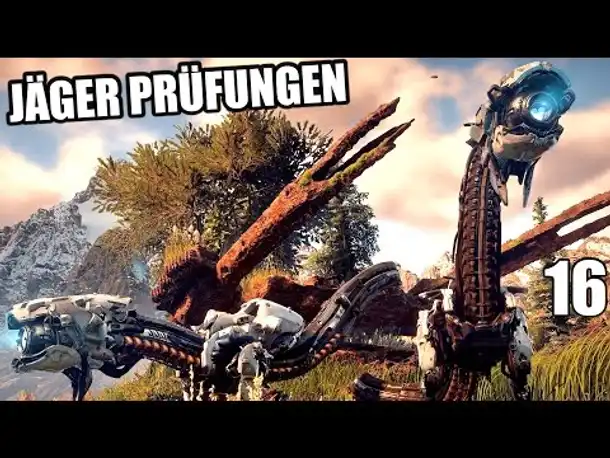 HORIZON ZERO DAWN Gameplay German - 16 - DIE JÄGERPRÜFUNG | Let's Play Deutsch