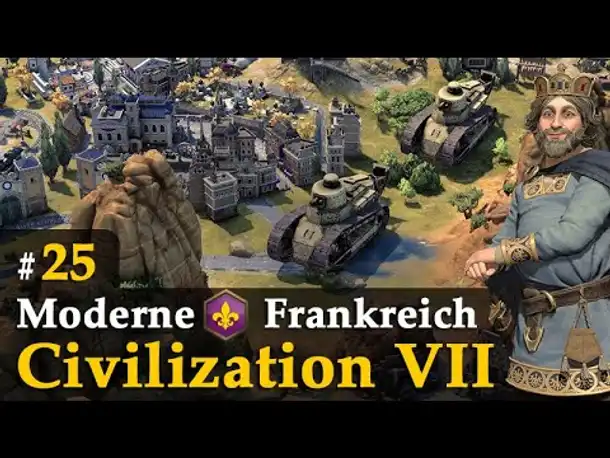 #25: Der Weltkrieg ✦ Let's Play Civilization VII ✦ Karl d. Große / Frankreich /Moderne