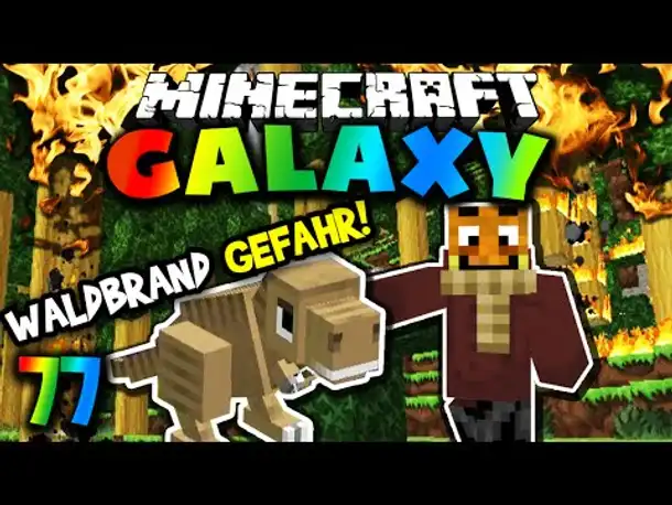 Der ZWEITE T-REX LEBT! & Provozierter WALDBRAND! ✪ Minecraft Galaxy #77