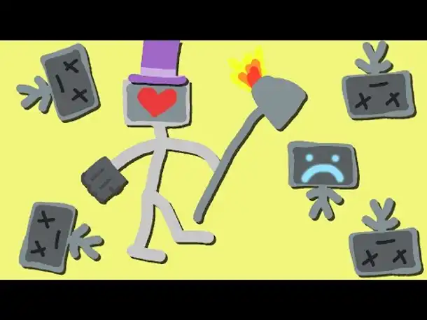 Zombey tötet Roboter als Roboter.