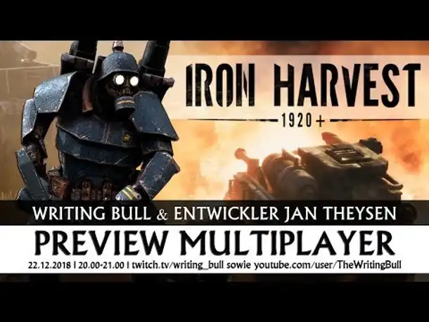 MP-Match mit Entwickler: Iron Harvest (Alpha 2) | 22.12.2018 [Deutsch]