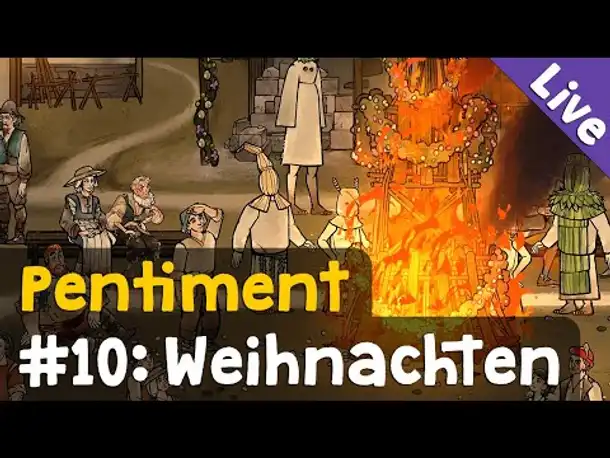 #10: Weihnachten ✦ Let's Play Pentiment (Blind / Livestream-Aufzeichnung)