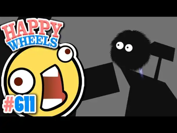 BEEINDRUCKENDES LEVEL MIT EINEM KLEINEN HAARIGEN BALL XD  ✪ Happy Wheels #611