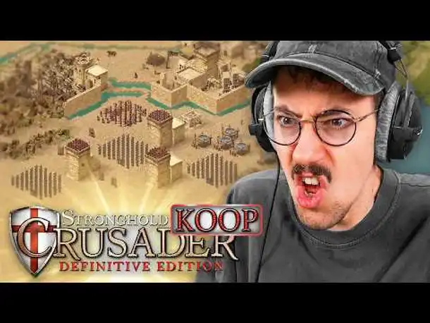 @Sterzik und ich errichten HELMS KLAMM | Stronghold Crusader Def. Ed. Koop-Kreuzzüge