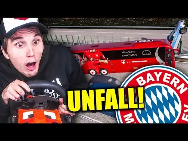 Der FC Bayern verursacht ein VERKEHRSCHAOS!  ✪ Fernbus Simulator mit Lenkrad
