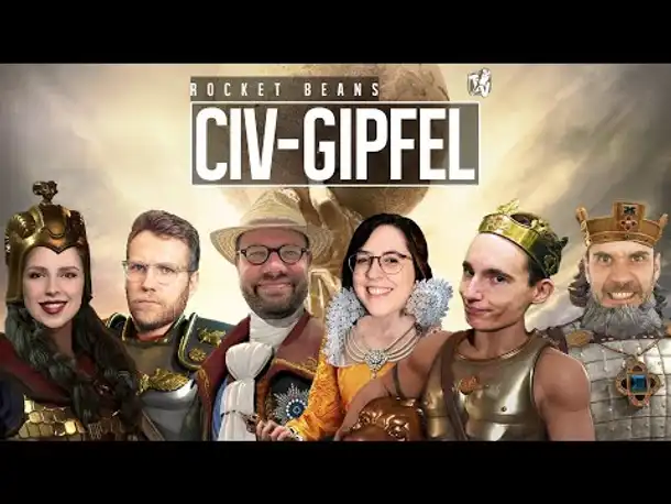 Rocket Beans Civ-Gipfel: Sa, 15.10. ab 17.30 Uhr & HEUTE, 20.30 Uhr Vorbereitungsstream auf Twitch