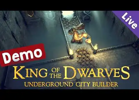 Ausprobiert: King of the Dwarves (Demo) ✦ Tief und tiefer: Ein Aufbauspiel unter der Erde (Live)