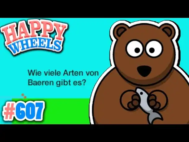 8 VERSCHIEDENE BÄREN-ARTEN?! LILA LAUNE BÄR! ✪ Happy Wheels #607