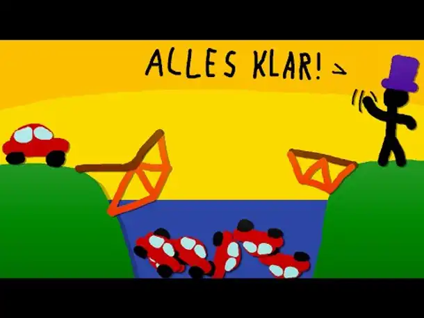 Zombey versucht sich erneut am Brückenbau!