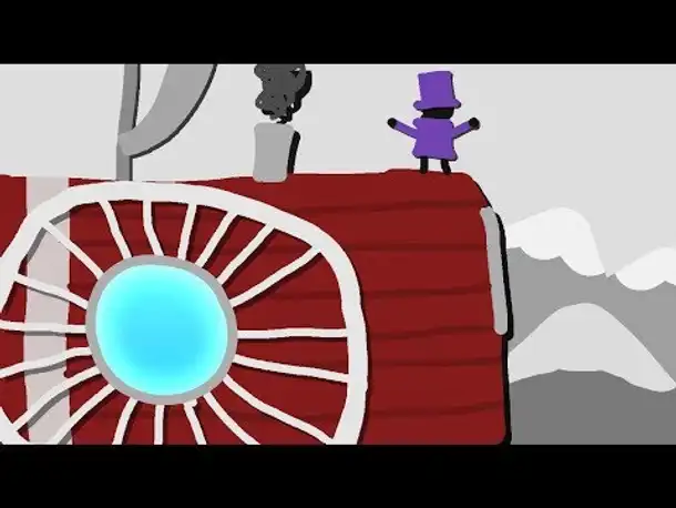 Zombey fährt mit einem komischen Zug. (FAR: Lone Sails #1)