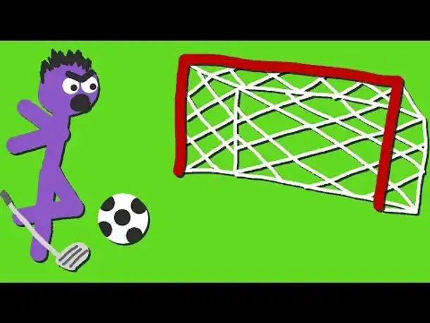 Zombey schießt Tore mit einem Golfschläger. (What the Golf #4)
