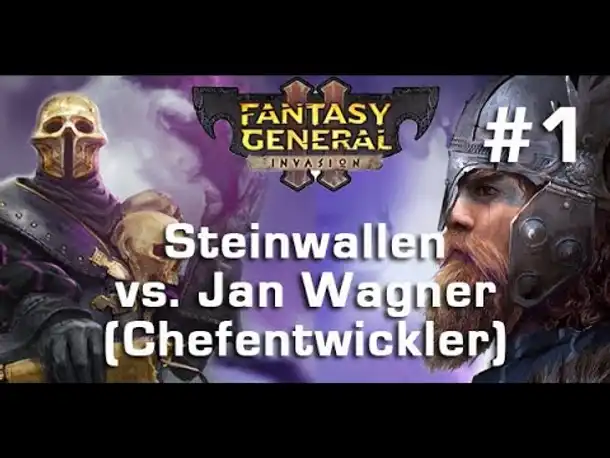 Let's Play Fantasy General 2 (Multiplayer) #1: Der Aufmarsch (Steinwallen vs. Chefentwickler)