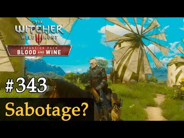 #343: Sabotage? ✦ Let's Play The Witcher 3 ✦ Blood and Wine (Slow-, Long- & Roleplay)