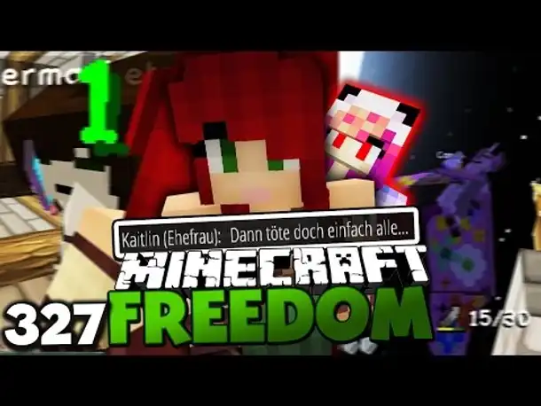 KAITLIN RASTET AUS! & CANDY BEOBACHTET UNS?! ✪ Minecraft FREEDOM #327 DEUTSCH | Paluten