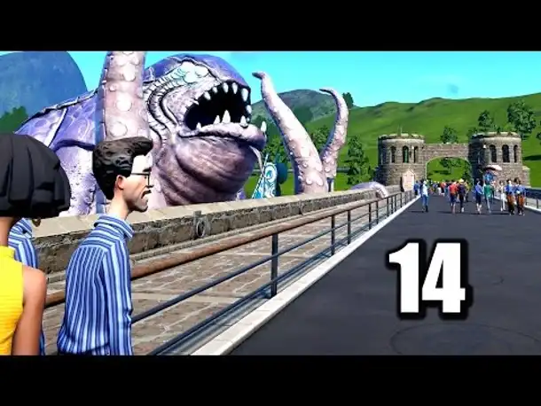 Planet Coaster (Alpha Phase 1) #14 BRÜCKE SELBST BAUEN || Let's Play Deutsch | Gameplay German