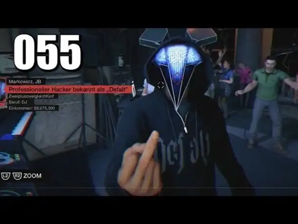 Watch Dogs Gameplay German Part 55 Defalt Club (Let's Play Deutsch PS4 [x] / PC / Xbox One)