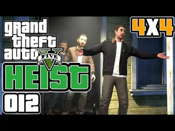 GTA 5 HEIST german gameplay #012 4x4 (Let's PLay GTA Online Deutsch )