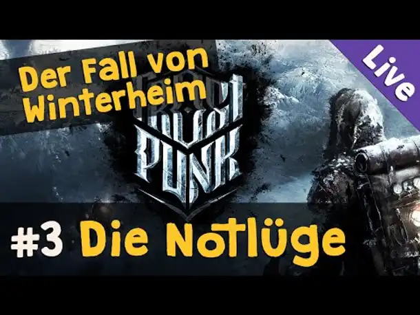 Der Fall von Winterheim #3: Die Notlüge ✦ Schwer / Blind ✦ Let's Play Frostpunk (Live-Aufzeichnung)