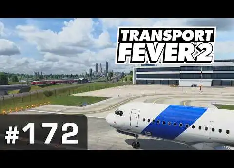 #172: Die neue Fluglinie ✦ Let's Play Transport Fever 2 ✦ Sandbox / schwer