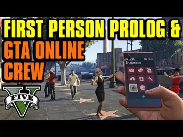 GTA 5/GTA V- PS4/XBOX One Gameplay First Person/Ego Perspektive & GTA Online Crew (Gameplay German)