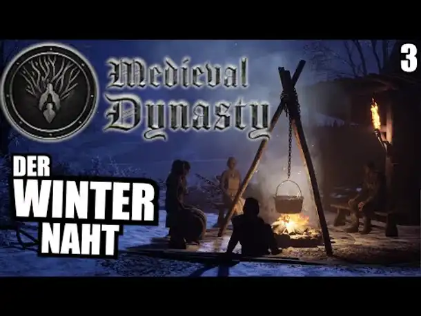 Von Wölfen gejagt, Winter & Dorf ausbauen - 3 - Medieval Dynasty | Deutsch