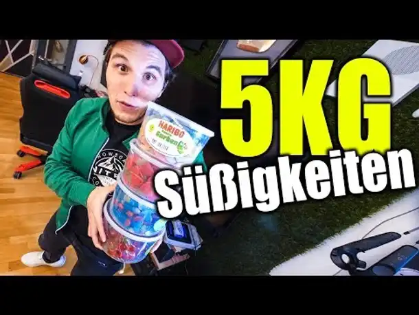 Zuschauer SCHENKT uns 5 KILOGRAMM Süßigkeiten