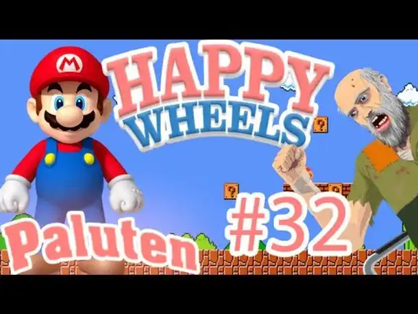 Let's Play Happy Wheels -Super Mario Level - [Deutsch/German] [HD]