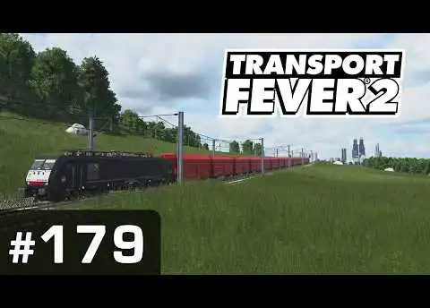 #179: Die längste aller Linien ✦ Let's Play Transport Fever 2 ✦ Sandbox / schwer