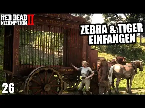 Red Dead Redemption 2 #26 Zebra & Tiger fangen?! || Gameplay German | PS4 PRO |  Let's Play Deutsch
