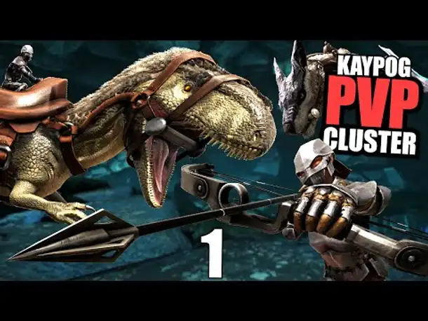 Das erste Mal fremder PvP Cluster - 1 - Ark Trio PvP | Kaypog Cluster