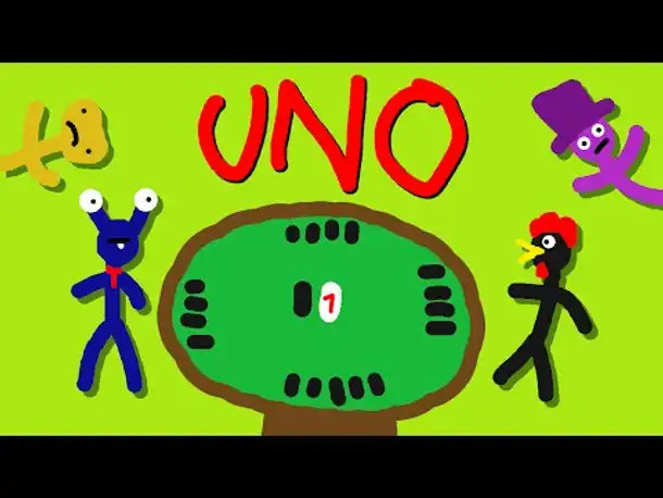 Zombey spielt eine merkwürdige Runde UNO.