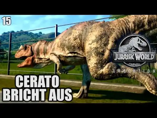 Jurassic World Evolution Deutsch #15 ► Cerato bricht aus ◄| Let's Play Gameplay German