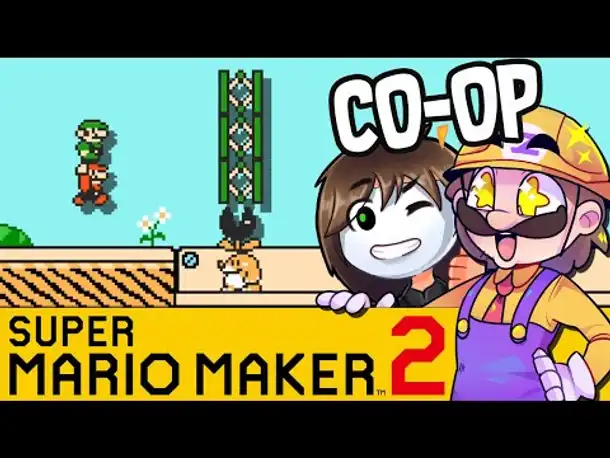 Wir tragen uns durch die Level ! | SUPER MARIO MAKER 2 Coop