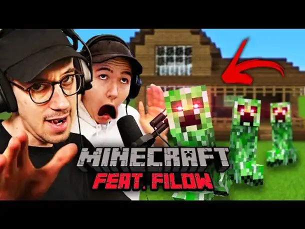 Dieses Video endet wenn 3 Creeper ohne Explosion in ein Haus kommen | Minecraft feat. Filow ​| 006